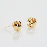 Boucles D'oreilles Puces Or Jaune Gauderique - Clous d'oreilles Femme | Histoire d&rsquo;Or