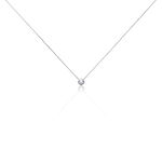 Collier Germinie Argent Blanc Oxyde De Zirconium - Colliers fantaisie Femme | Histoire d&rsquo;Or