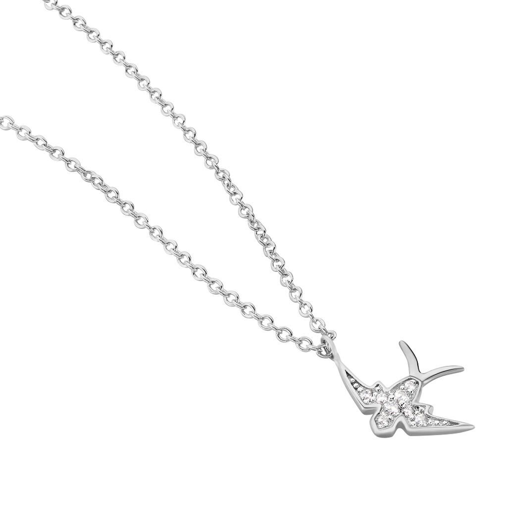Collier Janea Argent Blanc Oxyde De Zirconium - Colliers fantaisie Femme | Histoire d’Or