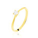Bague Solitaire Victoria Or Jaune Diamant - Bagues solitaires Femme | Histoire d’Or