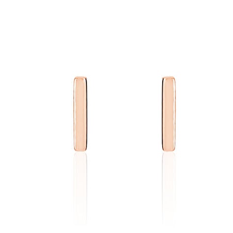 Boucles D'oreilles Puces Birati Argent Rose - Boucles d'oreilles fantaisie Femme | Histoire d’Or