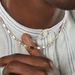 Collier Danae Maille Plaquette Alternee 1/1 Or Bicolore - Chaines Homme | Histoire d’Or