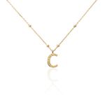Collier Plaqu&eacute; Or Jaune Lettra - Colliers fantaisie Femme | Histoire d&rsquo;Or