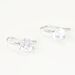 Boucles D'oreilles Pendantes Bo Coeur Pm Or Blanc Oxyde De Zirconium - Boucles d'oreilles pendantes Femme | Histoire d’Or