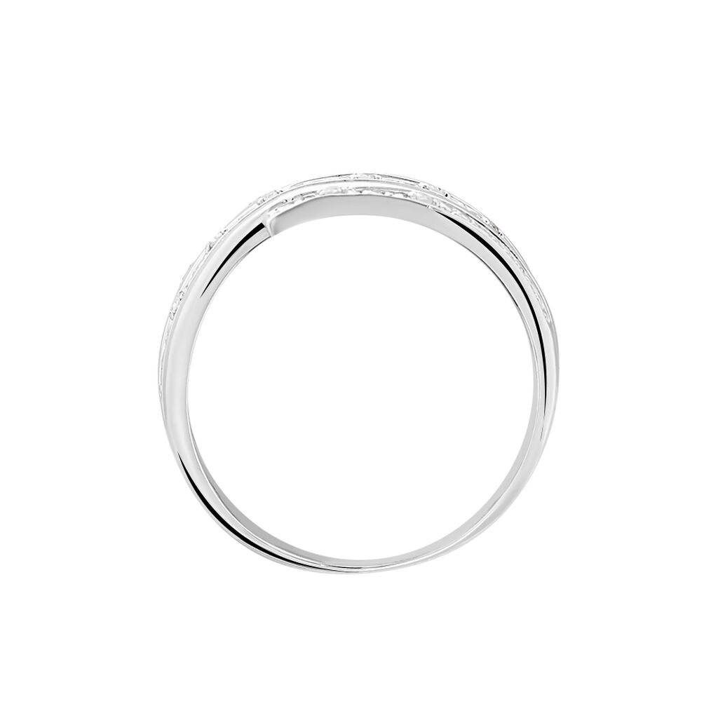 Bague Eleonore Or Blanc Diamant - Bagues avec pierre Femme | Histoire d’Or