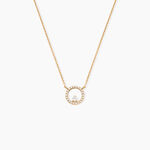 Collier Plaqu&eacute; Or Lila Oxydes De Zirconium - Id&eacute;es cadeaux Femme | Histoire d&rsquo;Or