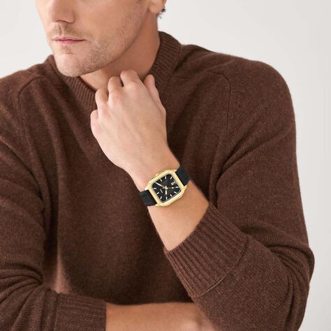 Montre Fossil Inscription Noir - Montres Homme | Histoire d’Or