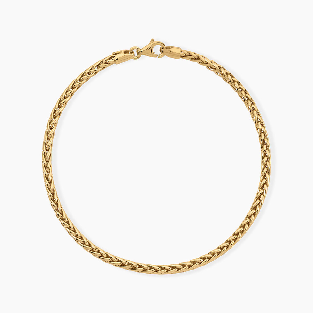 Bracelet Jany Argent Dor&eacute; A L'Or 750/1000 - Bijoux sans pierre Femme | Histoire d&rsquo;Or