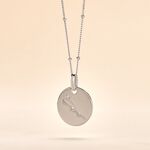 Collier Astr Argent Oxydes De Zirconium - Colliers Zodiaque Femme | Histoire d&rsquo;Or