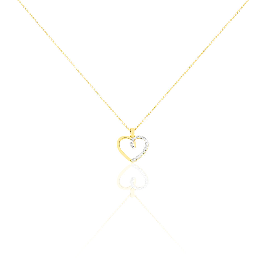 Collier Rhodia Or Jaune Diamant