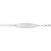 Bracelet Identité Marcel Maille Jaseron Or Blanc - Bracelets Communion Enfant | Histoire d’Or