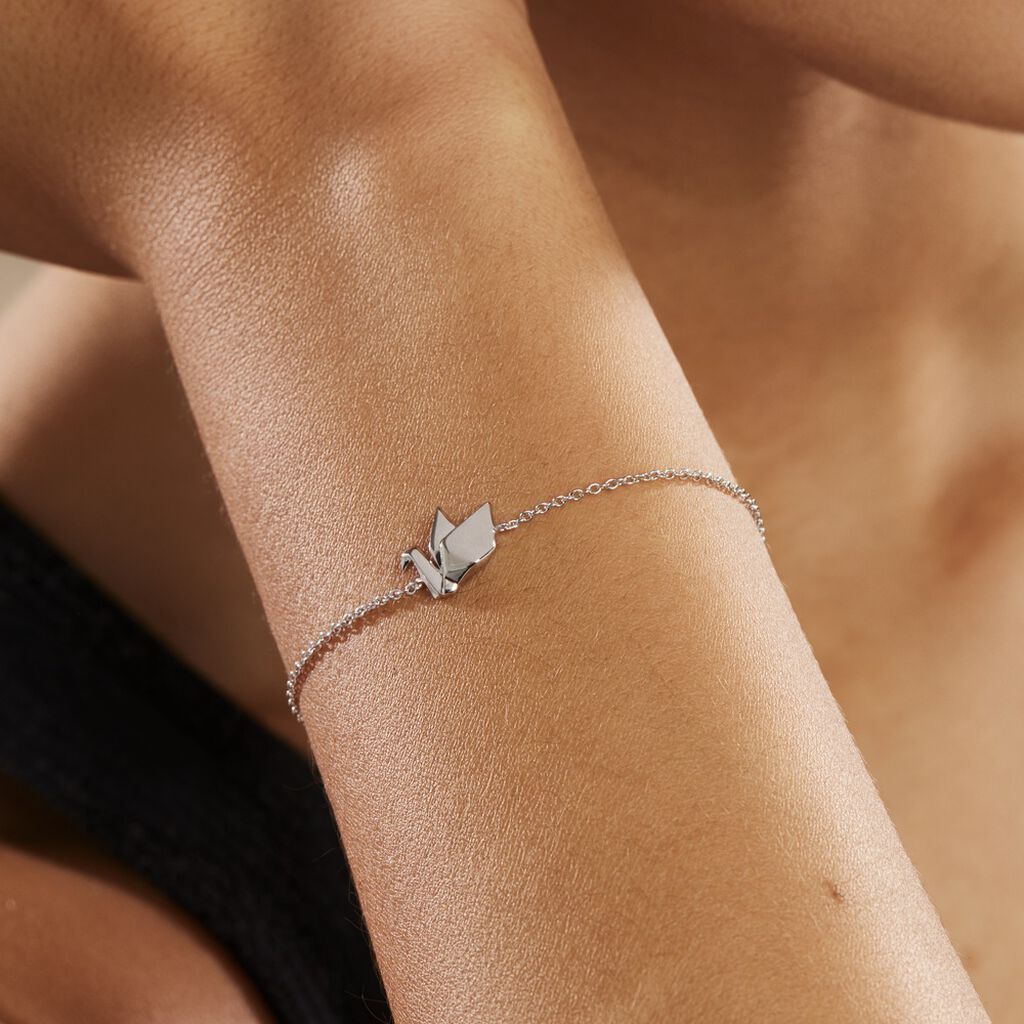 Bracelet Pila Argent Blanc - Bracelets Femme | Histoire d’Or