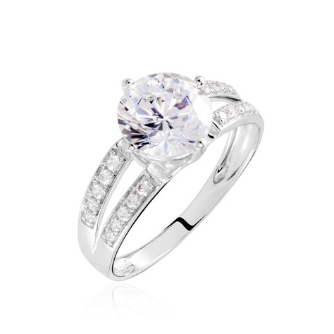 Solitaire Amri Or Blanc Oxyde - Bagues solitaires Femme | Histoire d’Or