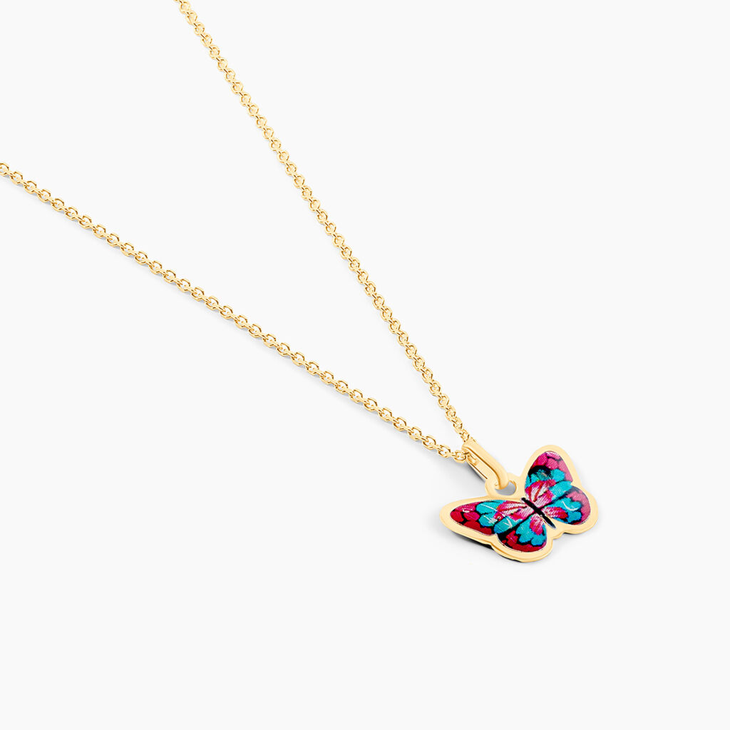 Collier Sulivia Papillon Or Jaune - Colliers Enfant | Histoire d’Or