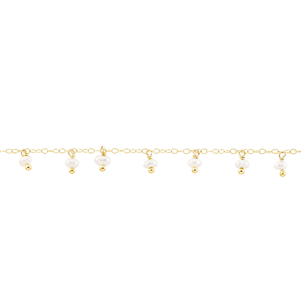 Bracelet Identitée Jazmin Or Jaune Perle De Culture - Bracelets Femme | Histoire d’Or