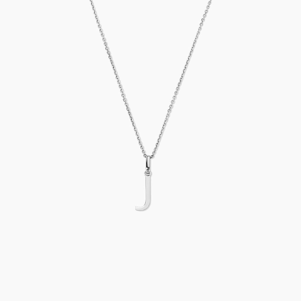 Pendentif Ionia Lettre Or Blanc - Pendentifs Famille | Histoire d&rsquo;Or