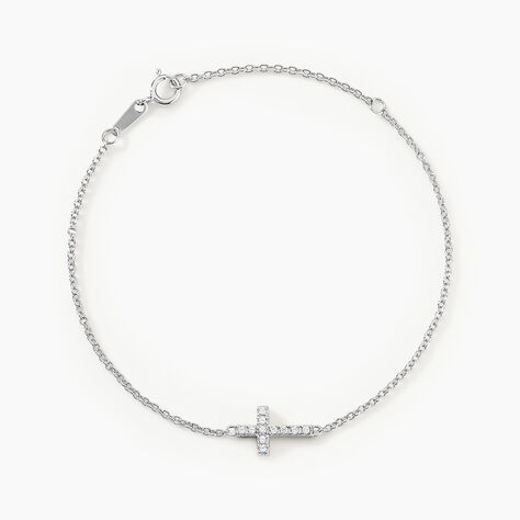Bracelet Carlie Argent Blanc Oxyde De Zirconium - Bracelets Femme | Histoire d’Or
