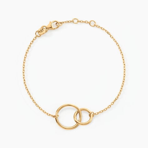 Bracelet Nacha Plaqu&eacute; Or Jaune - Bracelets Femme | Histoire d&rsquo;Or