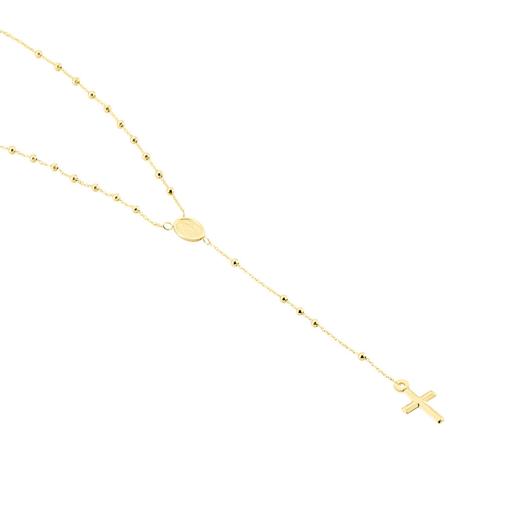 Collier Cleya Or Jaune - Pendentifs Baptême Famille | Histoire d’Or