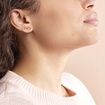 Boucles D'oreilles Pendantes Castilla Argent Rose - Boucles d'oreilles fantaisie Femme | Histoire d&rsquo;Or