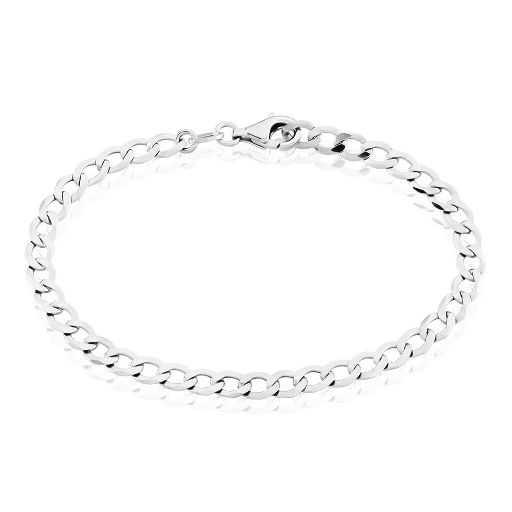 Bracelet Argent Blanc Casper - Bracelets chaîne Femme | Histoire d’Or