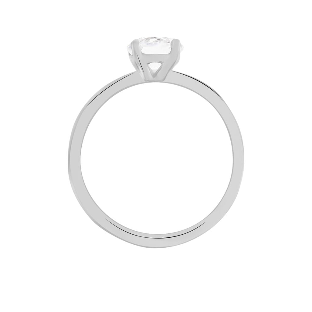 Bague Solitaire Gatiane Argent Oxyde De Zirconium - Bagues solitaires Femme | Histoire d&rsquo;Or