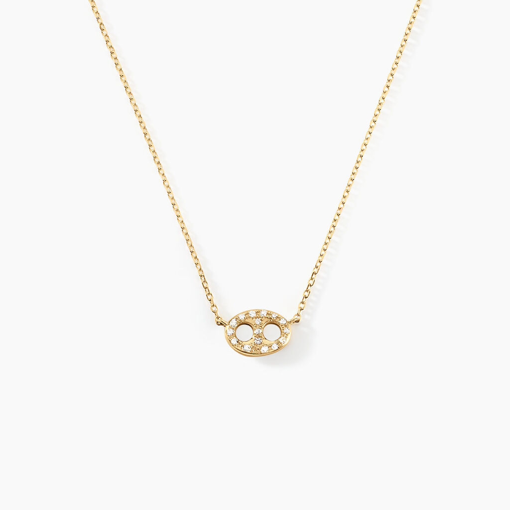 Collier Antun Or Jaune Diamant - Colliers Femme | Histoire d’Or