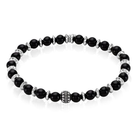 Bracelet Jourdan Acier Gris Onyx - Bracelets Homme | Histoire d’Or