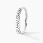 Bague Urban Call Argent Blanc Oxyde De Zirconium - Bagues avec pierre Femme | Histoire d&rsquo;Or