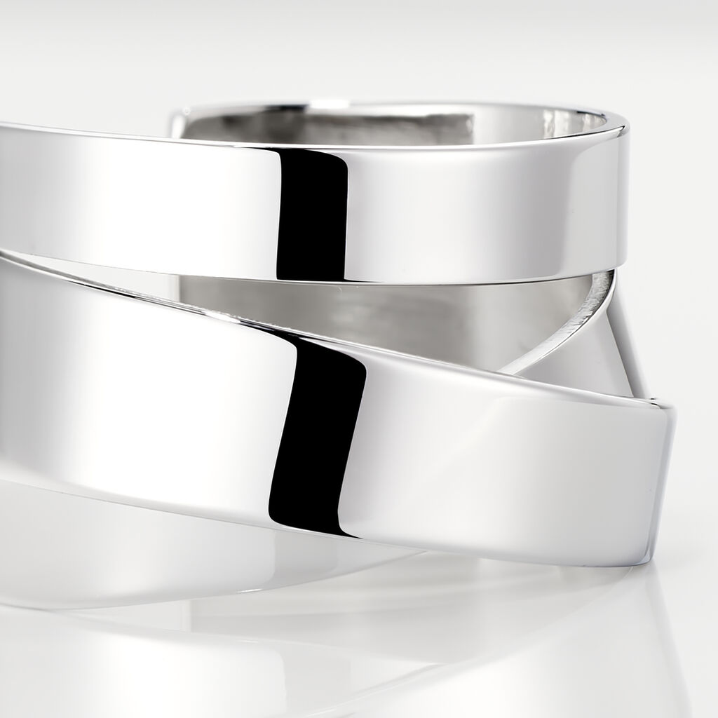 Bague Acier Blanc - Bagues fantaisie Femme | Histoire d&rsquo;Or