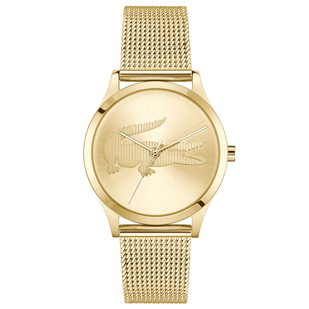 Montre Lacoste Crocodelle Champagne - Montres Femme | Histoire d’Or