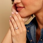 Bague Chou Or Jaune Diamant - Bagues avec pierre Femme | Histoire d&rsquo;Or