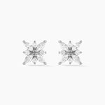 Boucles D'oreilles Puces Eclat Argent Blanc Oxyde De Zirconium - Boucles d'oreilles fantaisie Femme | Histoire d&rsquo;Or