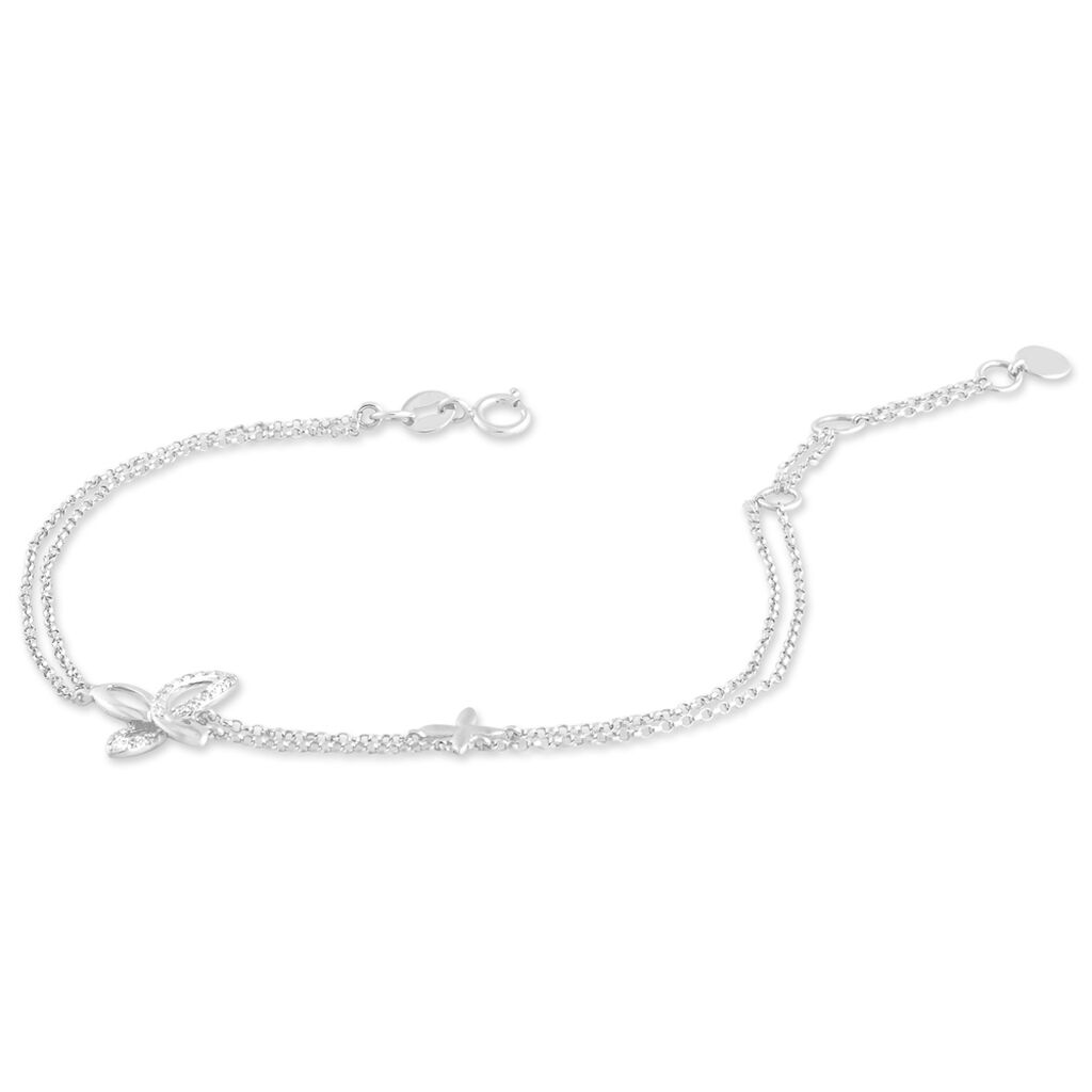 Bracelet Anahi Or Blanc Diamant - Bracelets Femme | Histoire d&rsquo;Or