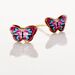 Boucles D'oreilles Puces Aurida Papillon Or Jaune - Clous d'oreilles Enfant | Histoire d’Or