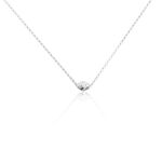 Collier Argent Blanc Jacquotte - Colliers fantaisie Femme | Histoire d&rsquo;Or