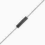 Bracelet Balthazar Argent Blanc - Bracelets Homme | Histoire d&rsquo;Or