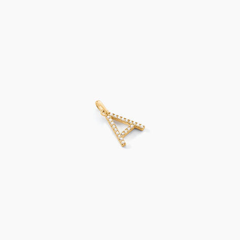Pendentif Klementine Or Jaune Oxyde De Zirconium - Pendentifs Famille | Histoire d’Or