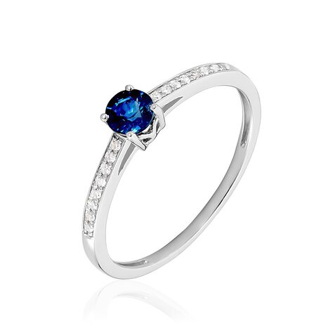 Bague Hardy Or Blanc Saphir Diamant - Bagues solitaires Femme | Histoire d’Or