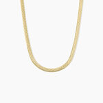 Collier Argent Jaune Alay - Chaines Femme | Histoire d&rsquo;Or
