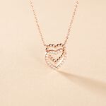 Collier Ottavia Argent Rose Oxyde De Zirconium - Colliers fantaisie Femme | Histoire d&rsquo;Or