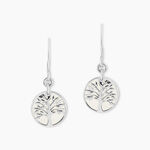 Boucles D'oreilles Pendantes Argent Blanc Sofee Nacress - Boucles d'oreilles fantaisie Femme | Histoire d&rsquo;Or