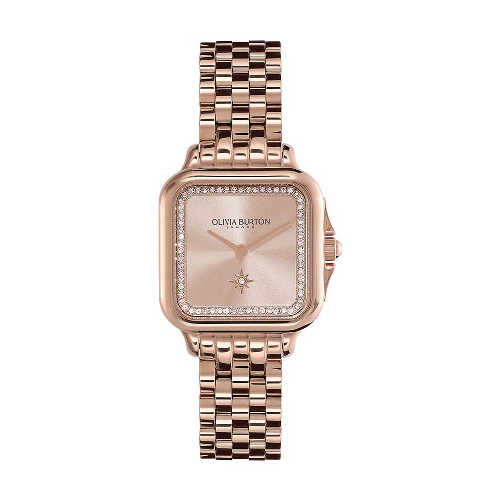 Montre Olivia Burton Grosvenor Rose - Montres Femme | Histoire d&rsquo;Or