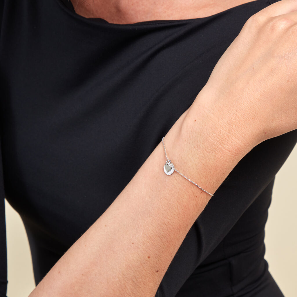 Bracelet Tayra Argent Blanc - Bracelets Femme | Histoire d’Or