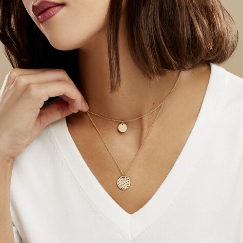 Collier Nuala Plaqué Or Jaune - Colliers doubles et triples chaînes Femme | Histoire d’Or