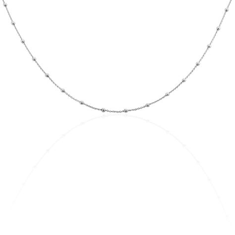 Collier Elea Argent Blanc - Colliers fantaisie Femme | Histoire d’Or