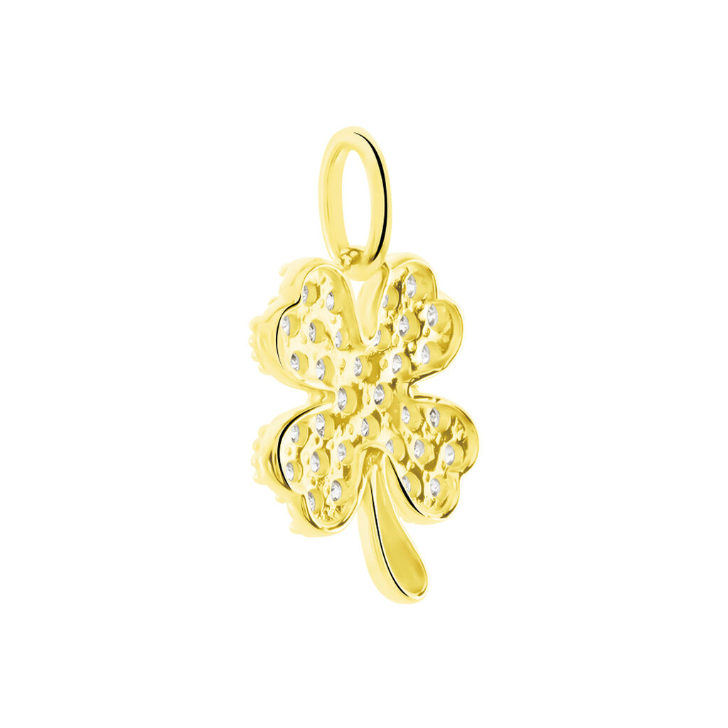Pendentif Brewal Or Jaune Oxydes De Zirconium - Pendentifs Femme | Histoire d’Or