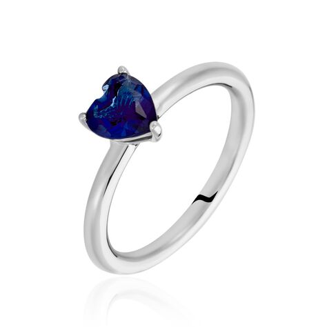 Bague Solitaire Kelvyn Argent Blanc Oxyde De Zirconium - Bagues solitaires Femme | Histoire d’Or