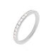 Alliance Laurie Tour Complet Or Blanc Diamant - Alliances Femme | Histoire d’Or