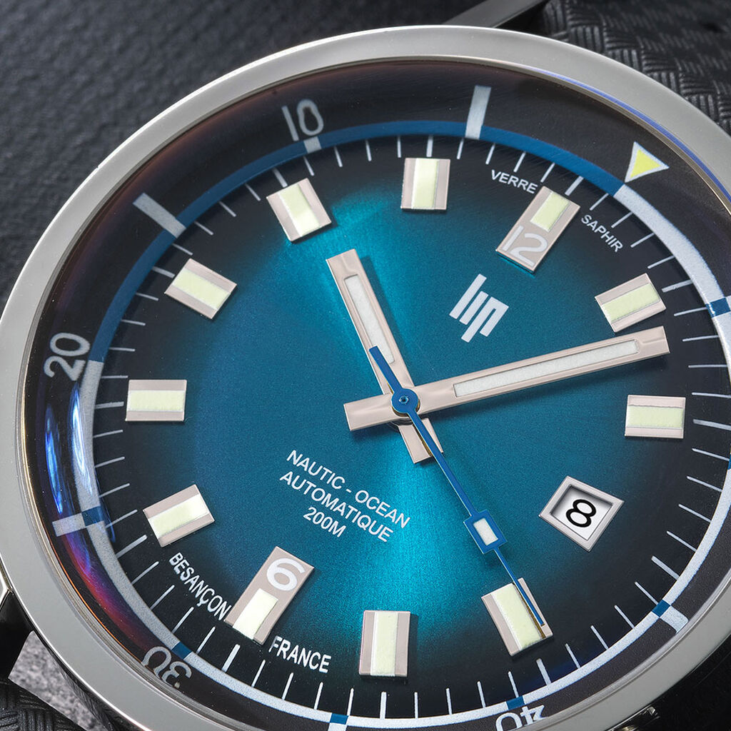 Montre Lip Nautic Ocean Bleu - Id&eacute;es cadeaux Homme | Histoire d&rsquo;Or